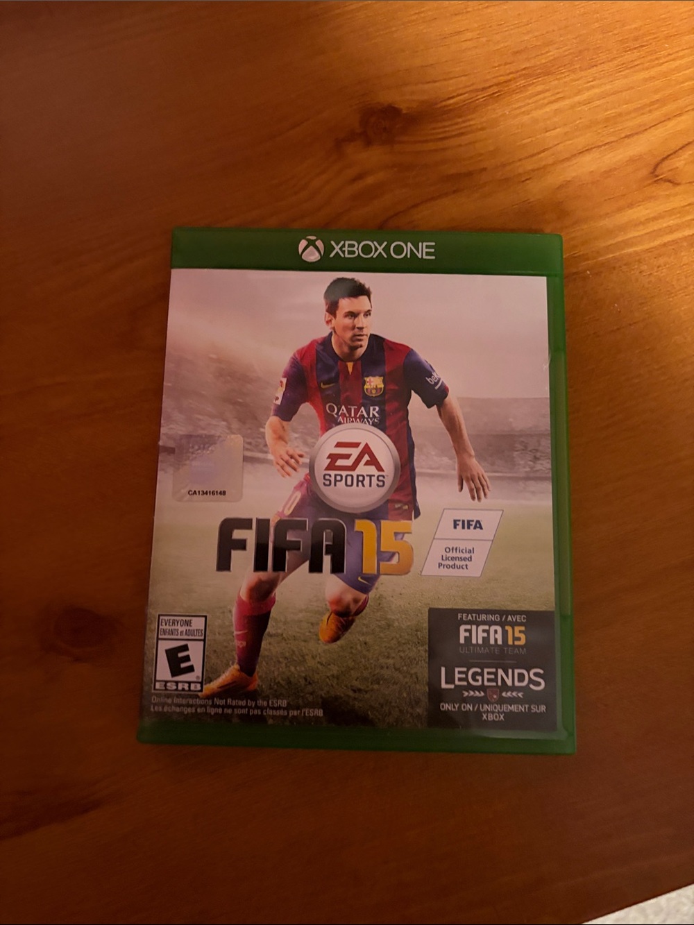 FIFA 15 Xbox One Video Game - Xbox One Green Case